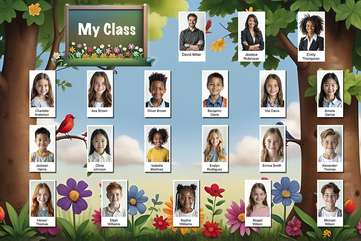 Live Photo Composite: Bringing Class Photos to Life - Class Photo Composite
